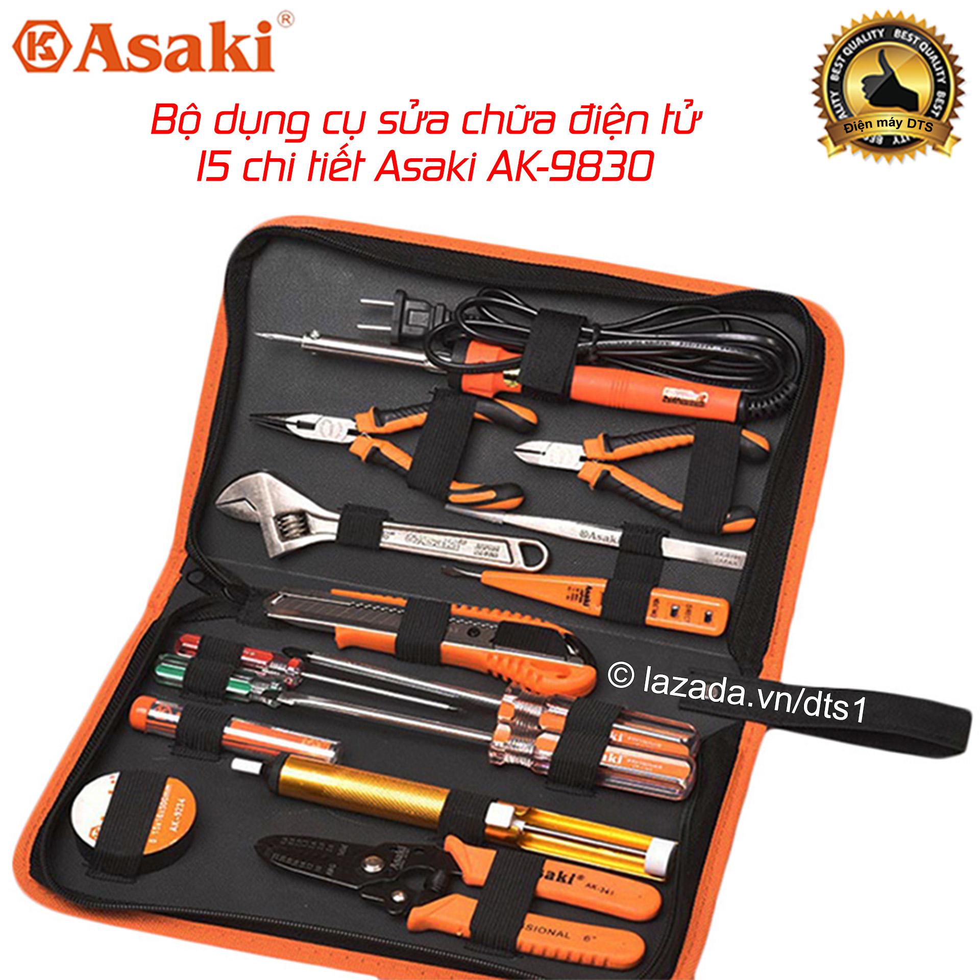 Bộ dụng cụ sửa điện tử Asaki AK-9830