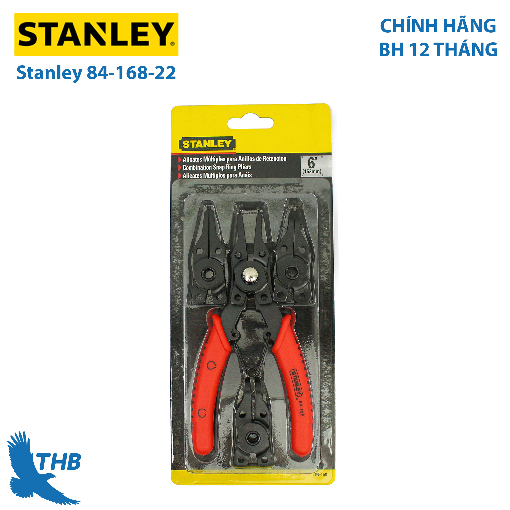 Bộ kìm phe 4 đầu Stanley 84-168 15.2cm