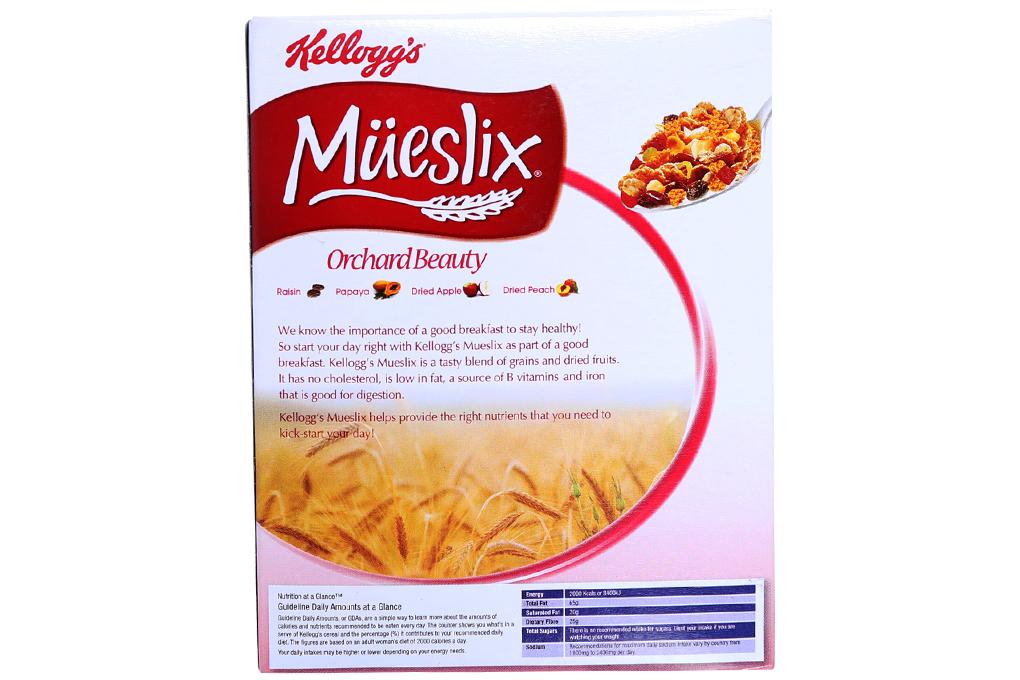 Ngũ cốc Kellogg's Mueslix hoa quả 45g