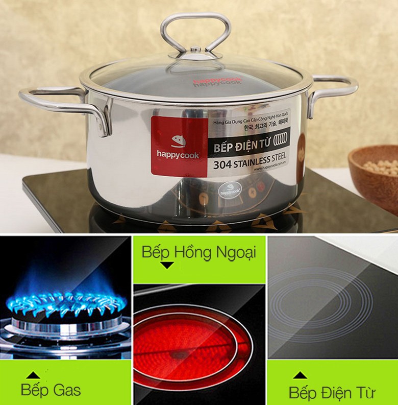 NỒI HAPPY COOK DELUX N24-DLG/DLGP