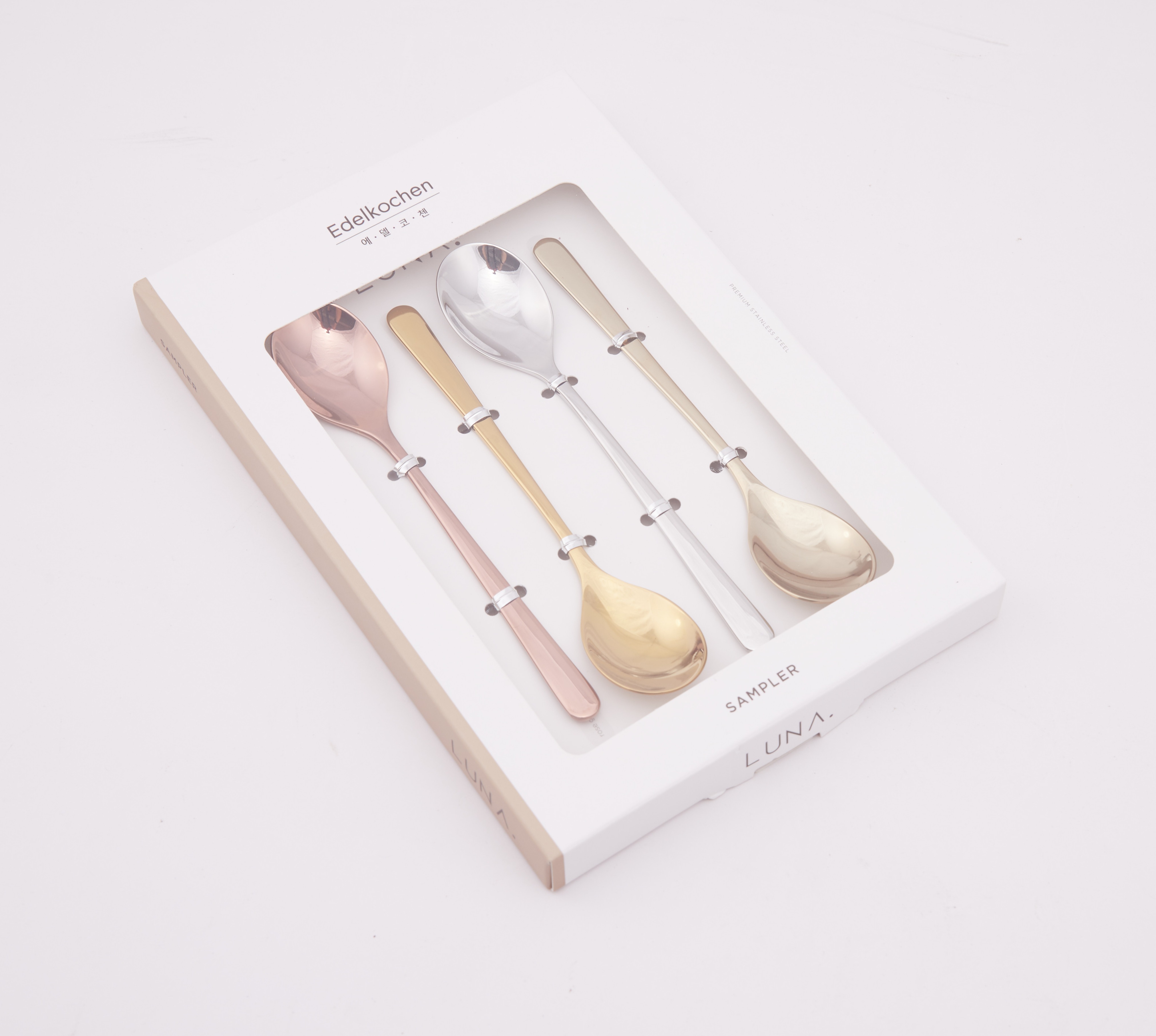 BỘ 4 MUỖNG TRÀ INOX EDELKOCHEN