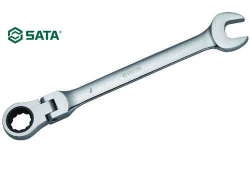 Cờ lê vòng miệng tự lắc SATA 46402