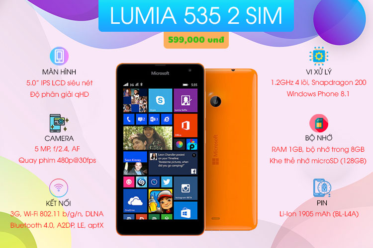 MICROSOFT LUMIA 535