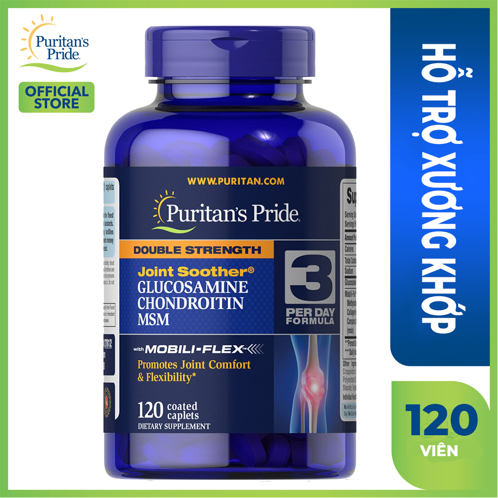 Glucosamine Chondroitin MSM Puritan's Pride 120 viên