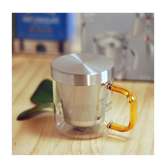 Ly lọc inox vàng Samadoyo S049B 350ml
