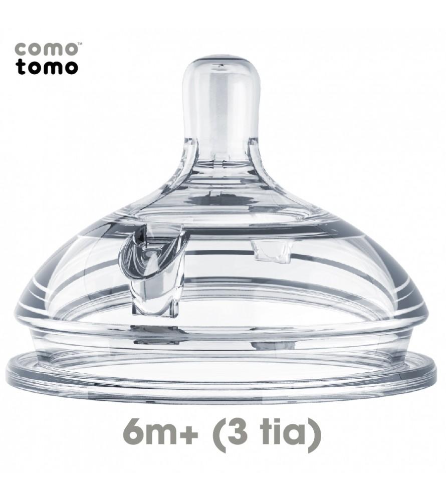 Núm ty silicone Comotomo 6m+ (set 2)