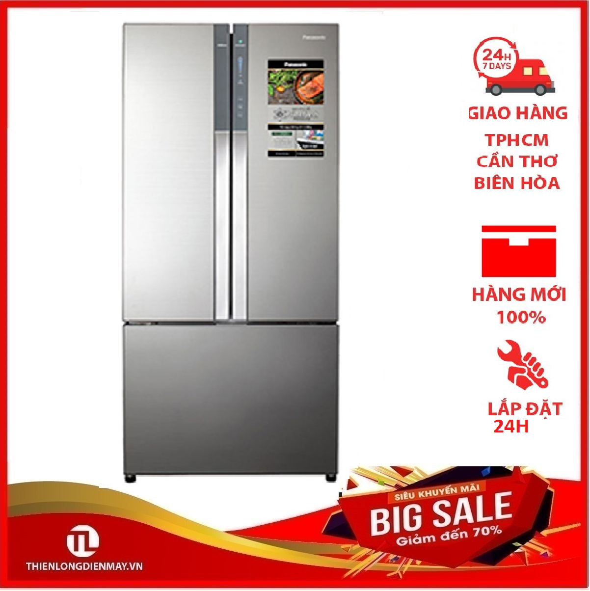 Tủ lạnh Panasonic NR-CY558GSVN/CY558GSV2 502L