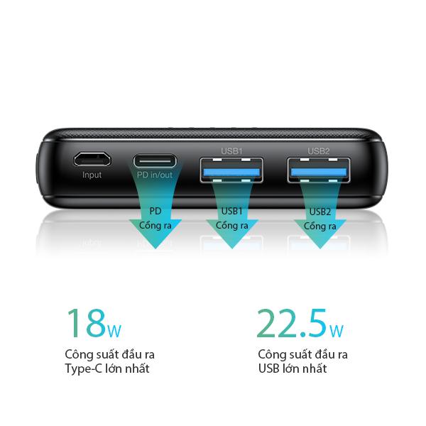 Sạc Dự Phòng VIVAN VPB-K10 10.000mAh