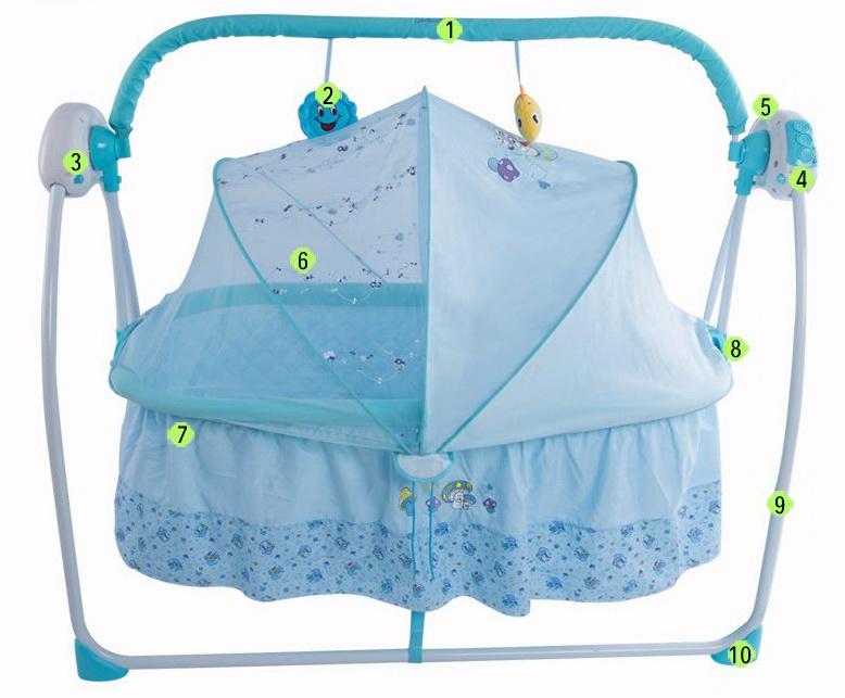 Nôi tự động Primi P-C808