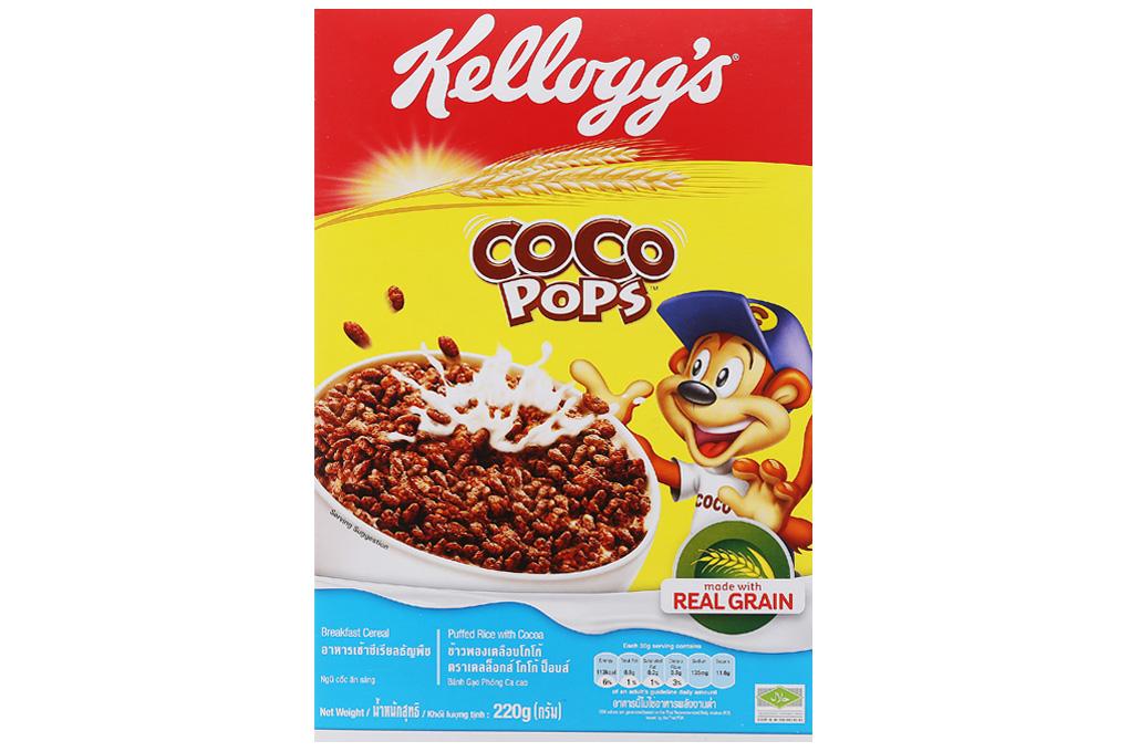 Ngũ cốc Kellogg's Coco Pops 220g