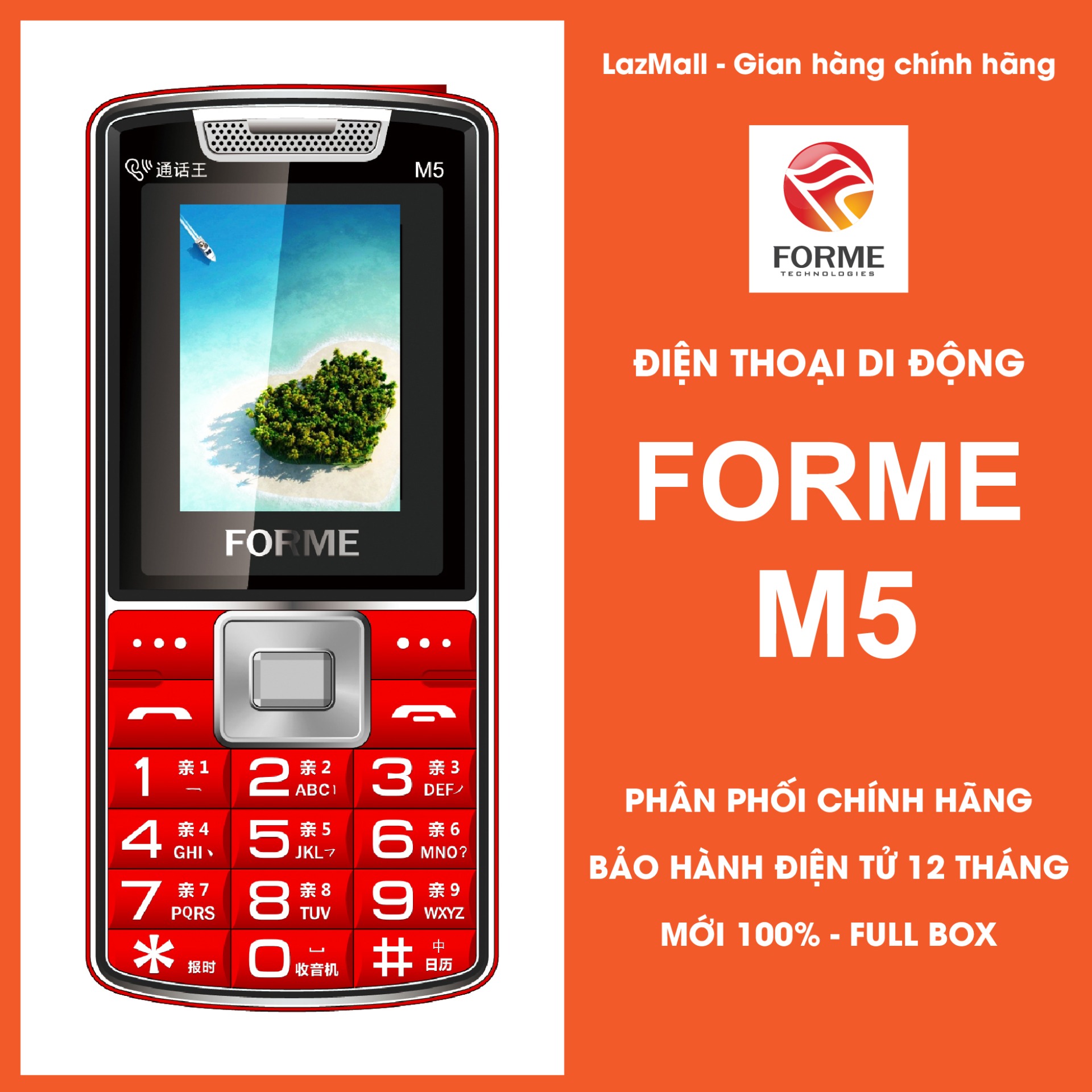 Điện thoại Forme M5 - 1.8 inch