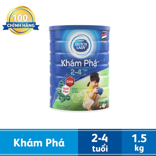 Sữa Dutch Lady Khám phá 1.5kg 2 - 4 tuổi