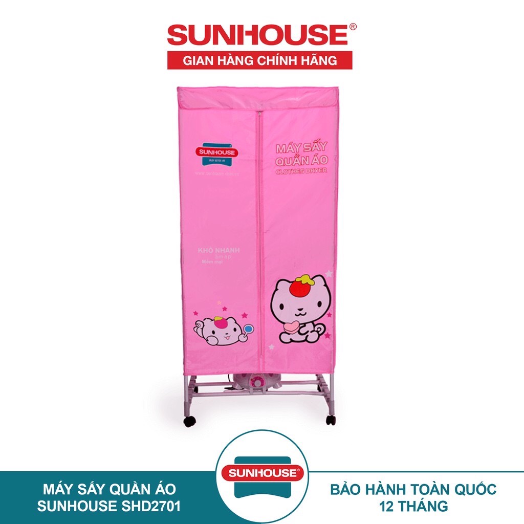 Máy sấy quần áo Sunhouse SHD2701/SHD2700