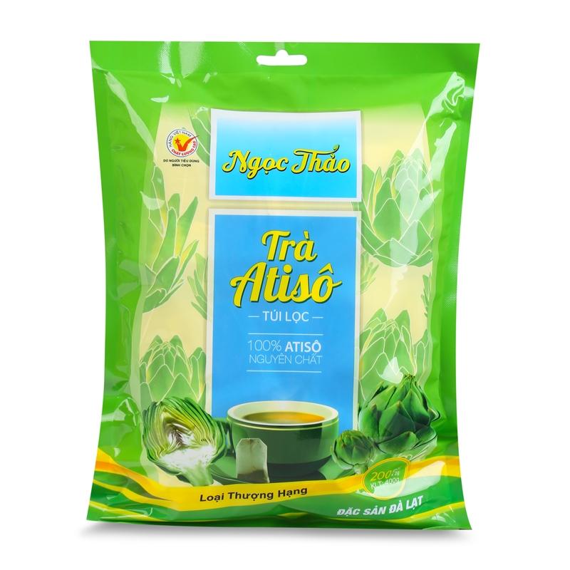 Trà Ngoc Thảo cỏ ngot và Atiso