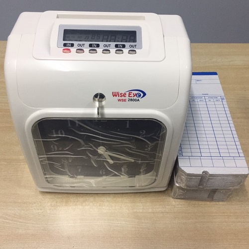 Máy chấm công thẻ giấy Wise Eye WSE-2800A
