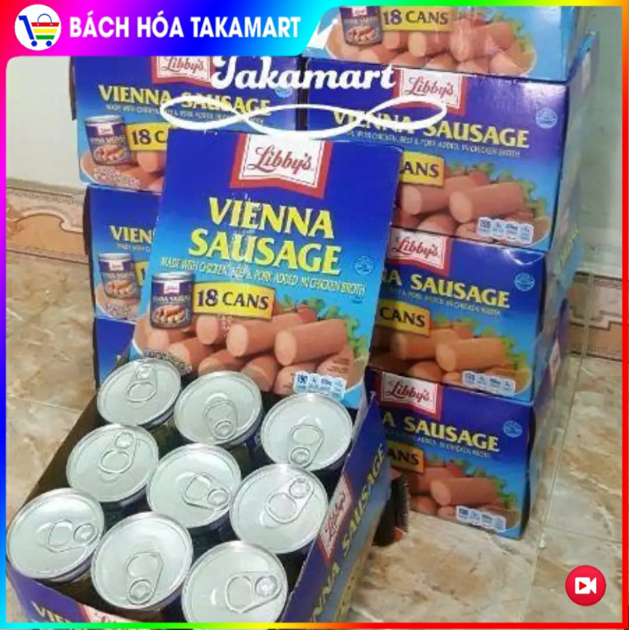 Xúc xích Libby's Vienna 130g thùng 18 hộp