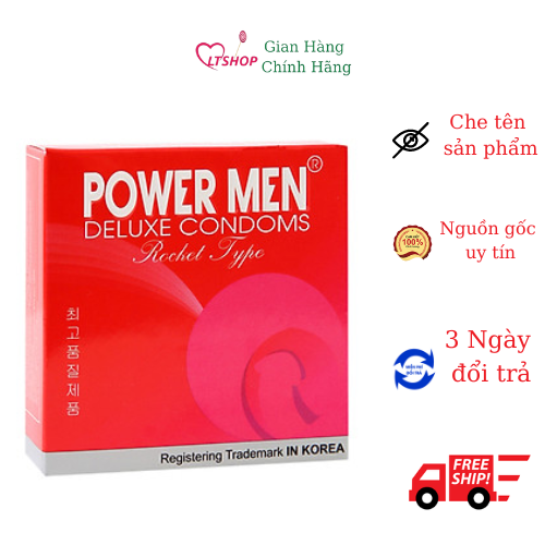 Bao Cao Su Power Men Deluxe Condom Rocket G N Gai T Ng Kho I C M K O