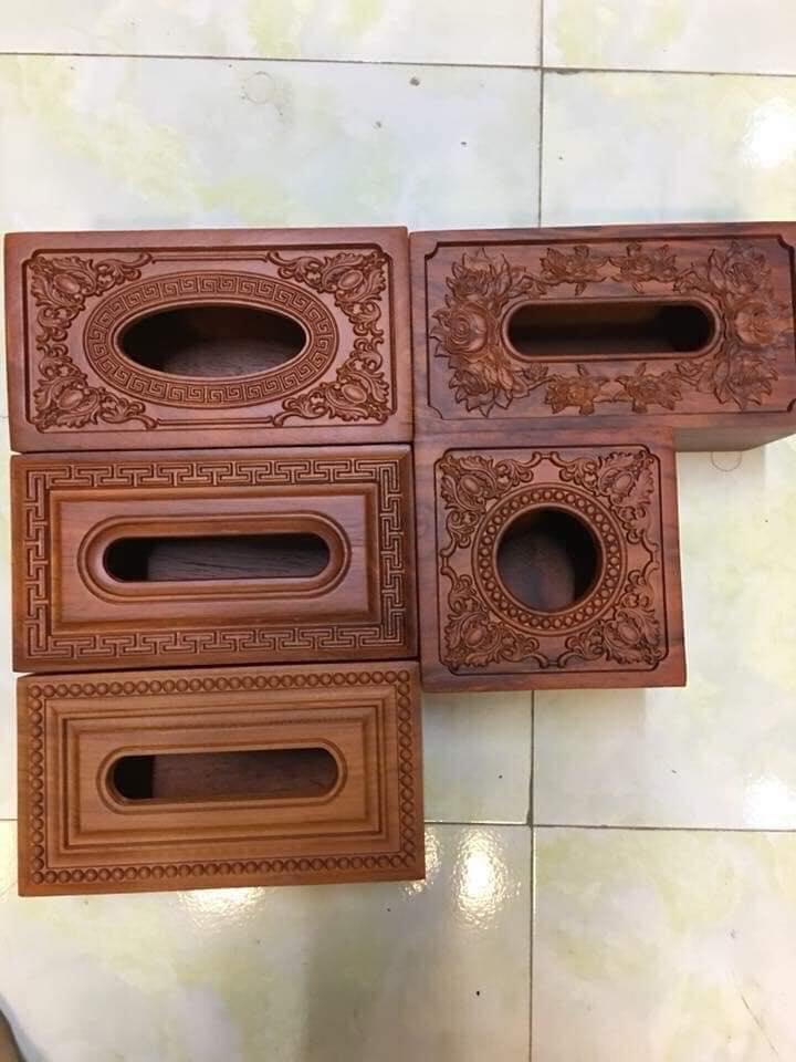 Hộp gỗ đựng giấy