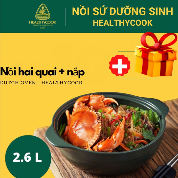 NỒI DƯỠNG SINH HAI QUAI MINH LONG 2.6L