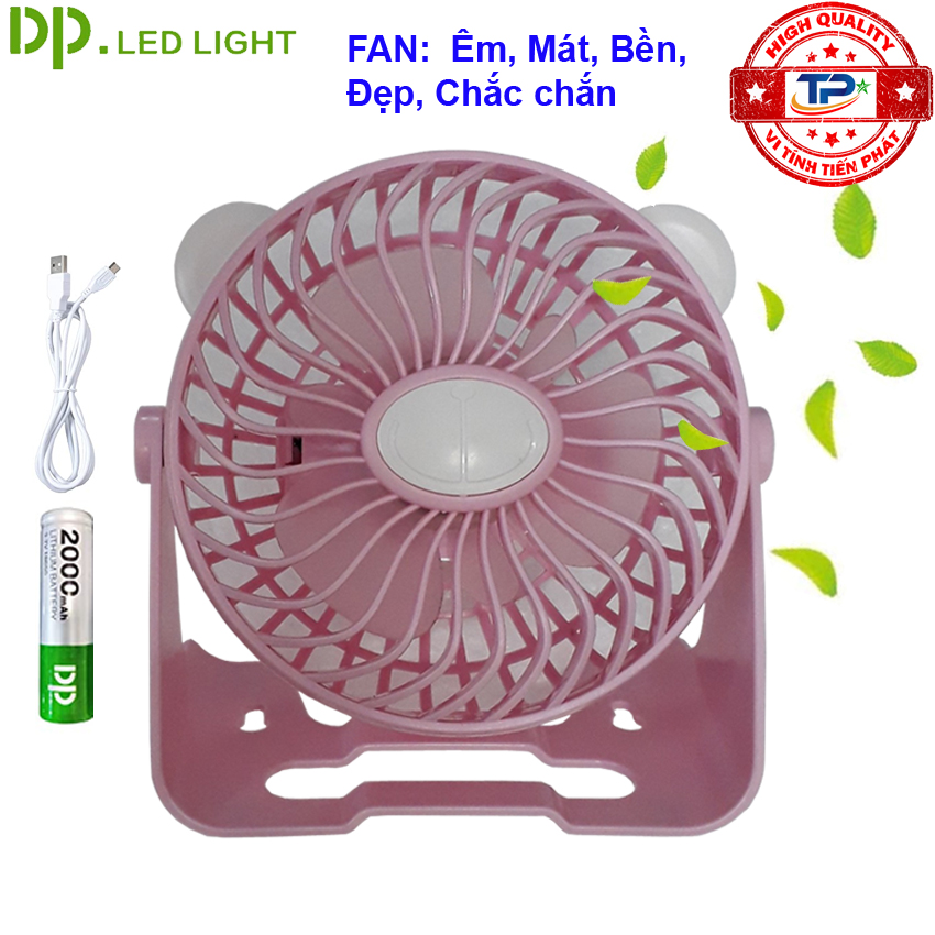 QUẠT SẠC TÍCH ĐIỆN DP-7609