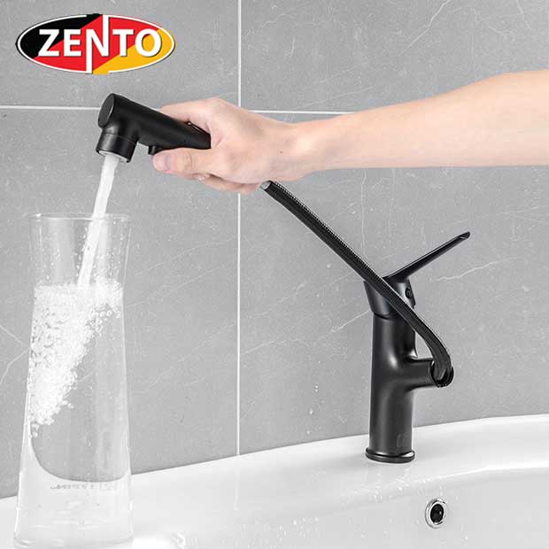Vòi lavabo nóng lạnh Pulldown Spray ZT2130-B