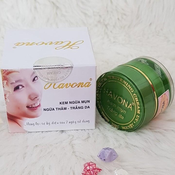 Kem ngừa mụn trị thâm trắng da Havona