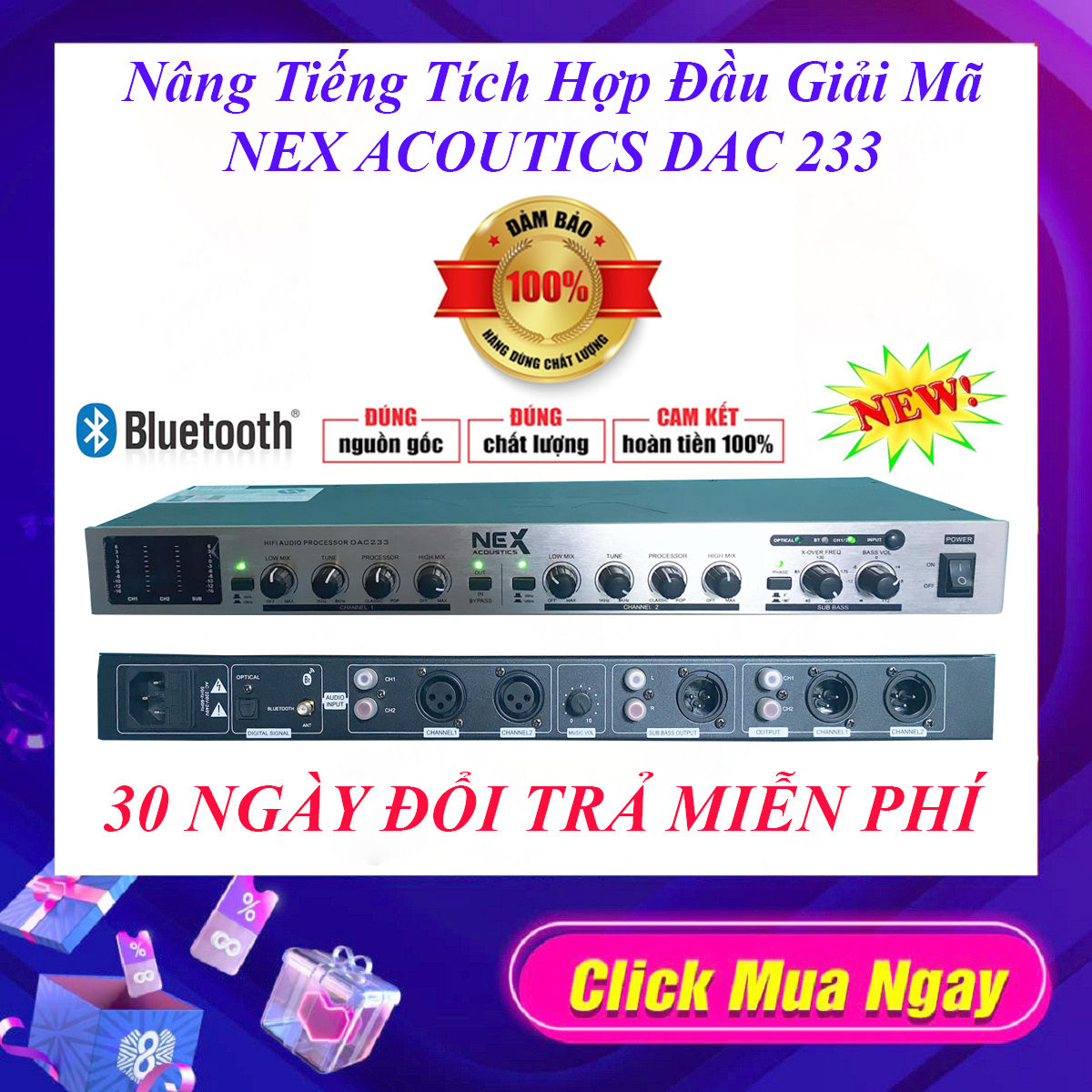 Máy nâng tiếng hát NEX Acoustic DAC 233