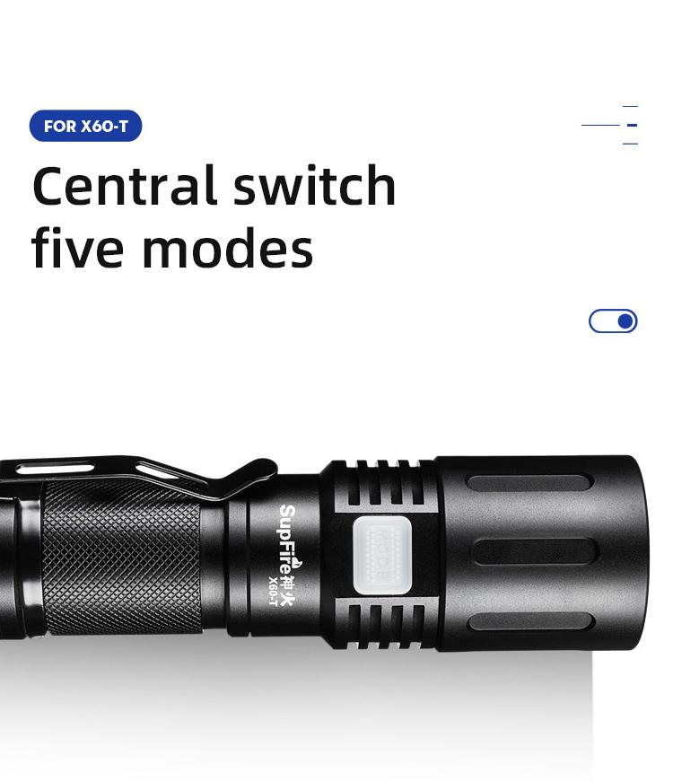 ĐÈN PIN SUPFIRE X60-T