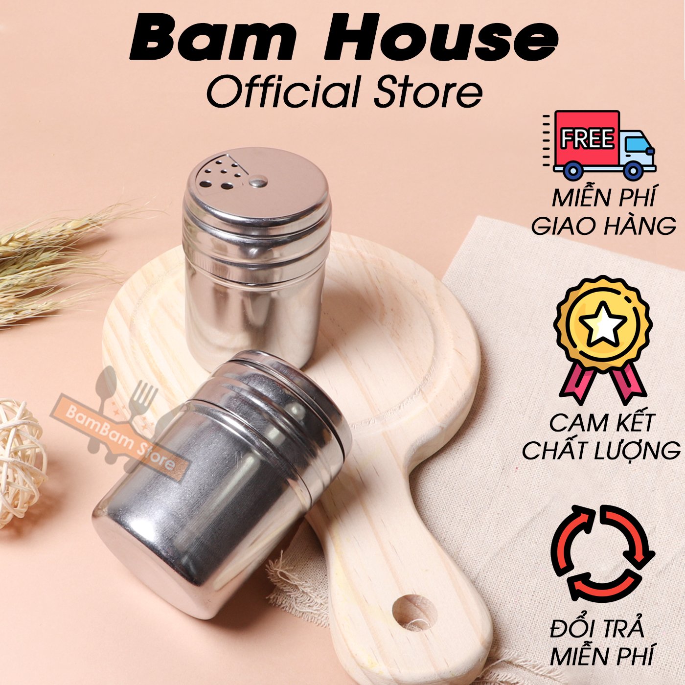 HỦ ĐỰNG TĂM VÀ ĐỰNG TIÊU INOX HDT01