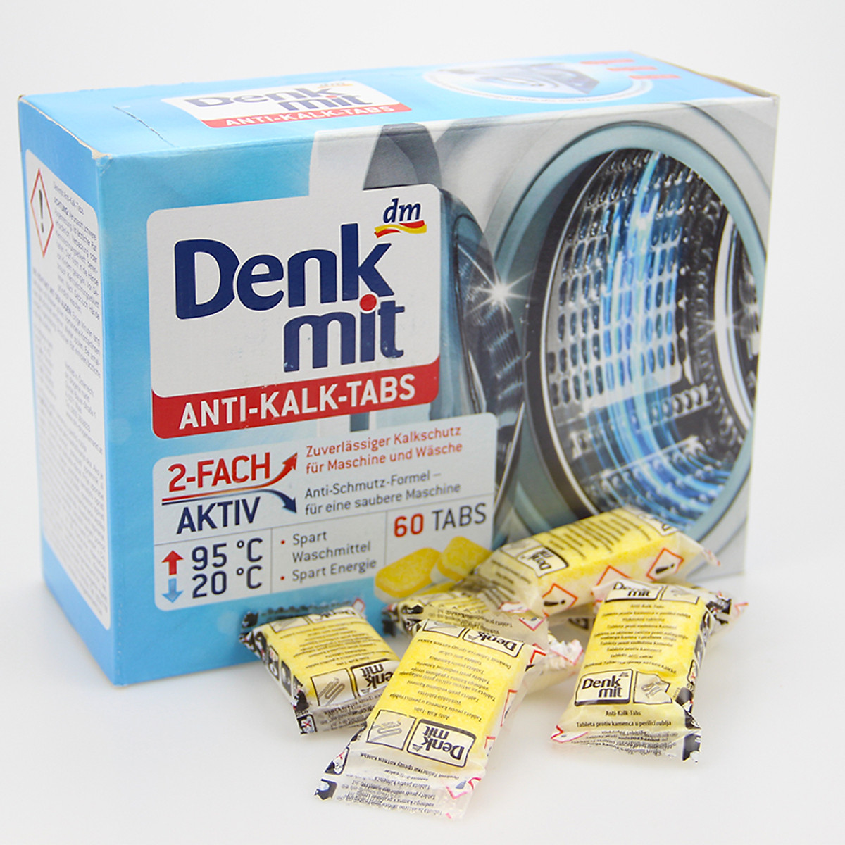 Viên tẩy lồng giặt Denkmit 2 viên
