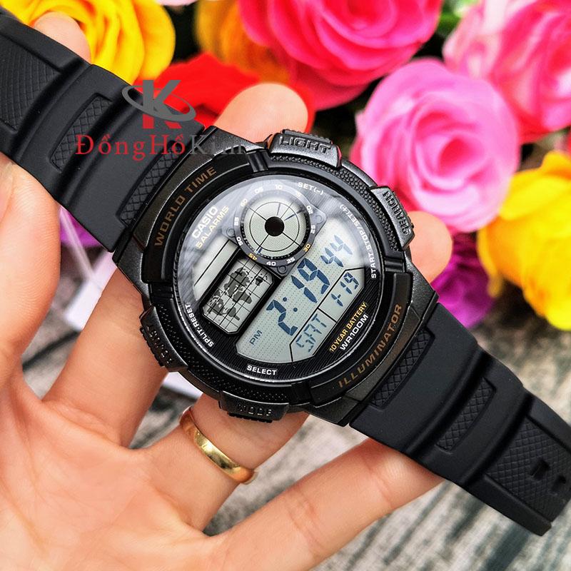 Đồng Hồ Nam Dây Cao Su Casio AE-1000W-1AVDF