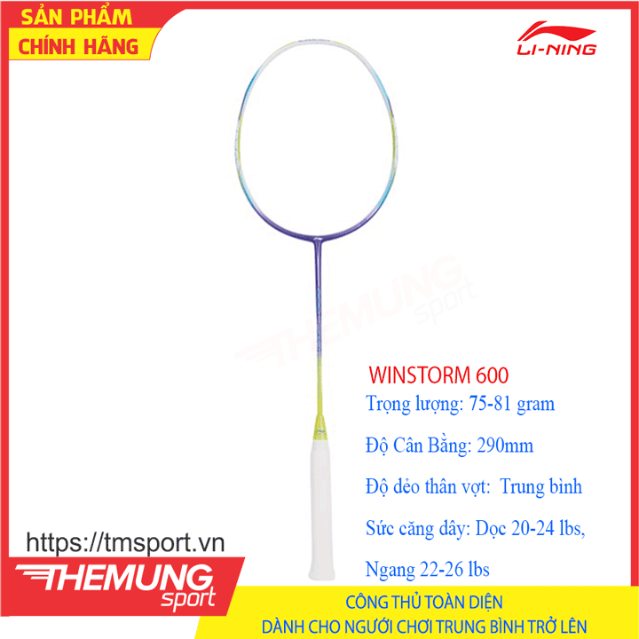 VỢT CẦU LÔNG LI-NING WINSTORM 600
