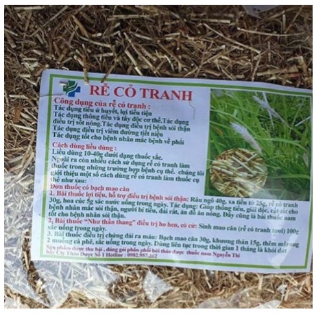 Rễ cỏ tranh 1kg
