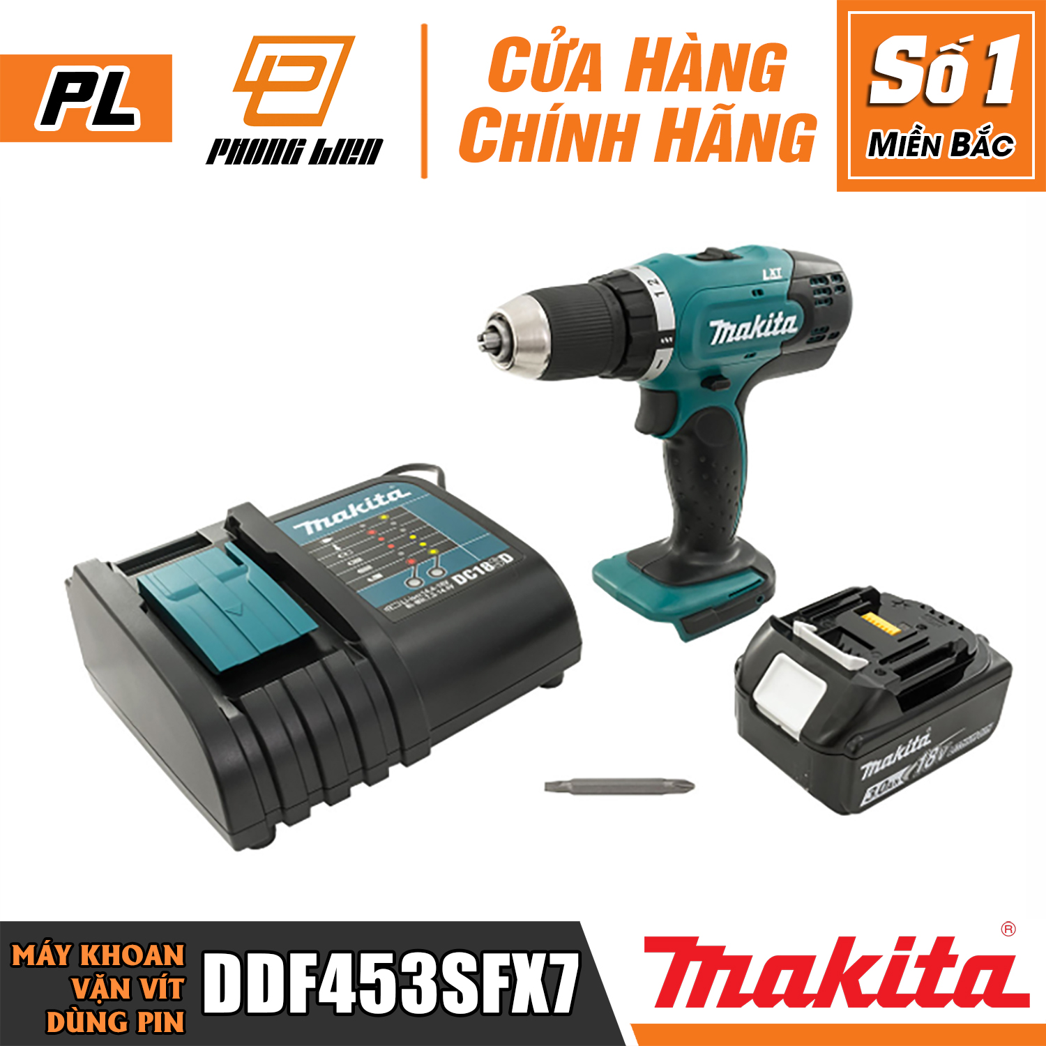 MÁY KHOAN VẶN VÍT MAKITA DDF453SFX7