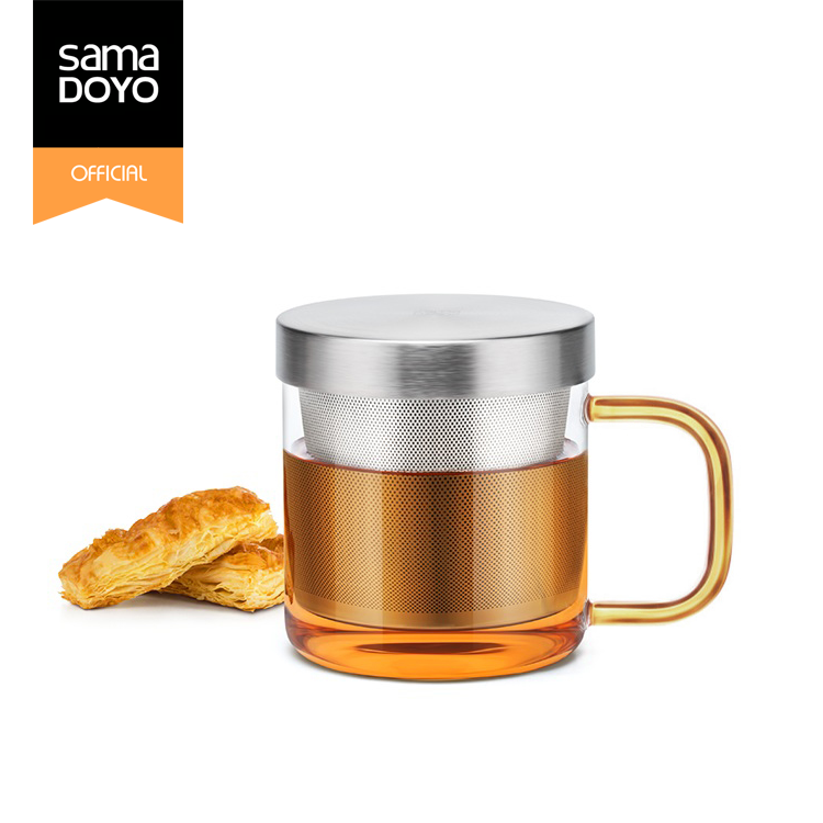 Ly lọc inox vàng Samadoyo S049B 350ml