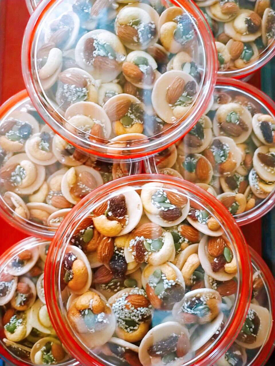Bánh đồng tiền mix hạt 500g