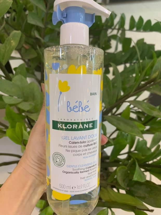 Dầu gội và sữa tắm 2 in 1 Klorane 500ml