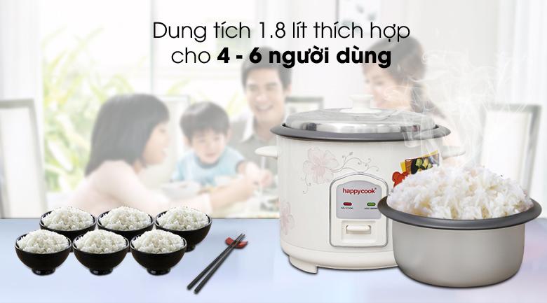 Nồi cơm điện Happycook HCD-182