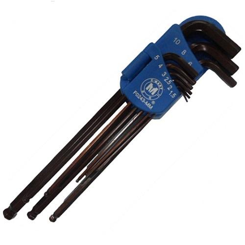 BỘ LỤC GIÁC ĐẦU BI 9 CHI TIẾT C-MART F0243