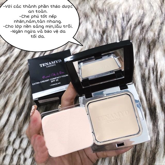 Phấn tinh chế dạng kem Tenamyd Extra Creamy Compact Foundation SPF25