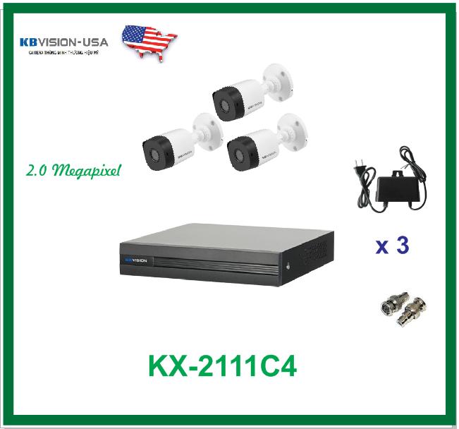 BỘ CAMERA KBVISION KX-2111C4
