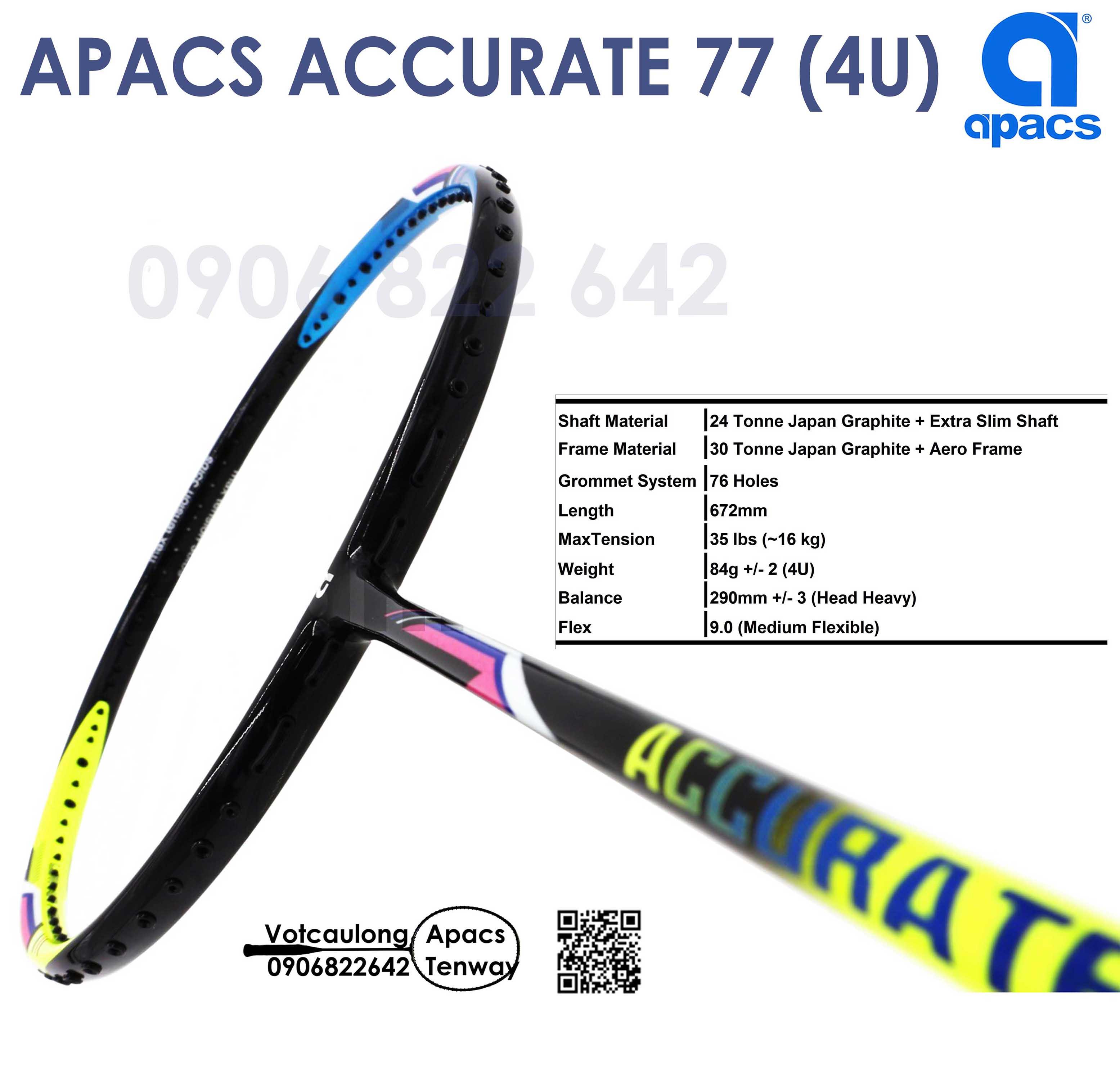 VỢT CẦU LÔNG APACS ACCURATE 77