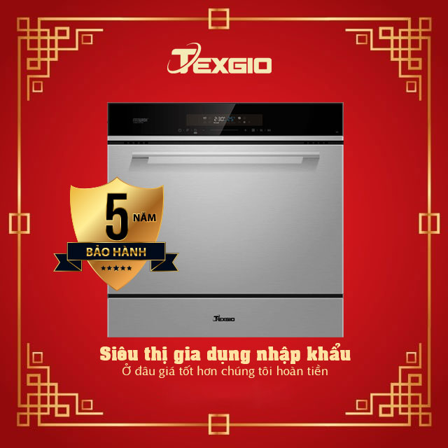 Máy Rửa Chén TEXGIO H595DT08S