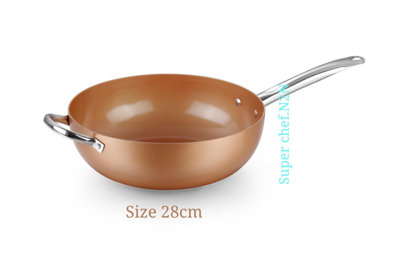 CHẢO SUPER CHEF SC-W1028 28CM