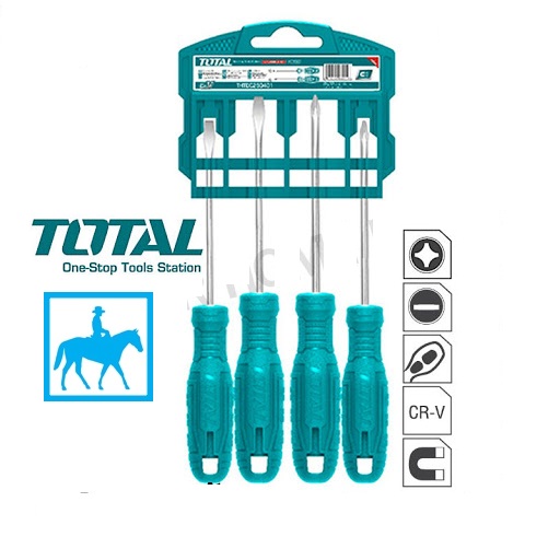 BỘ 4 TUA VÍT TOTAL THTDC250401