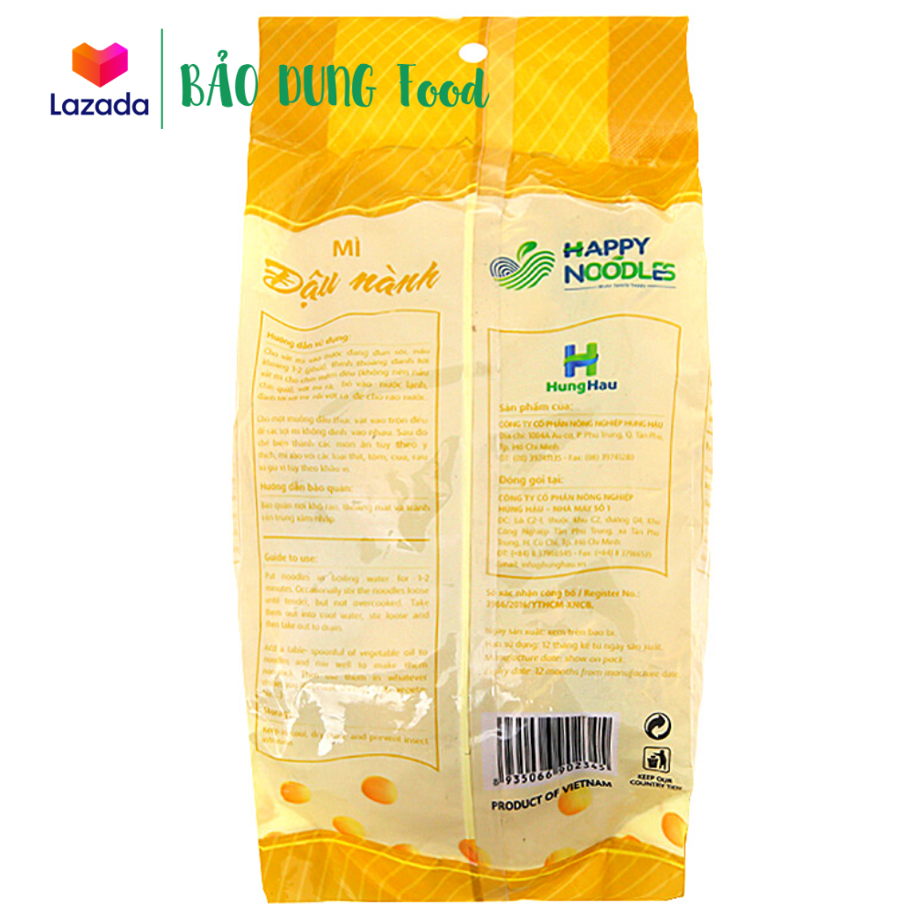 Mì Đậu Nành Happy Noodles 400g