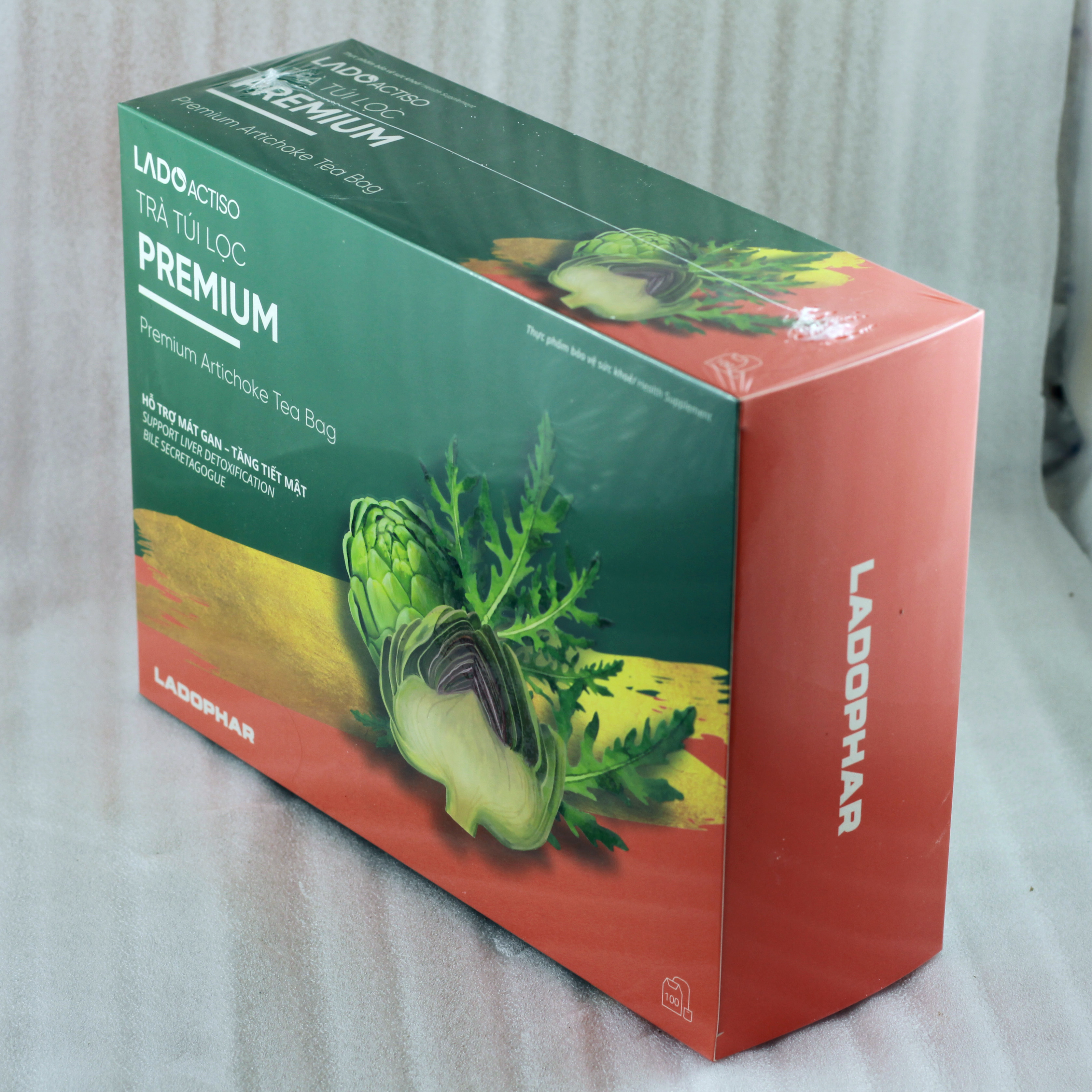 Trà Actiso Ladophar Premium 100 túi lọc