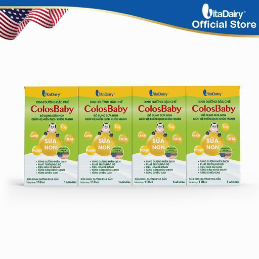 Sữa bột Colosbaby 180ml Lốc 4 hộp
