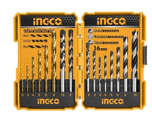 BỘ 16 MŨI KHOAN INGCO AKD9165