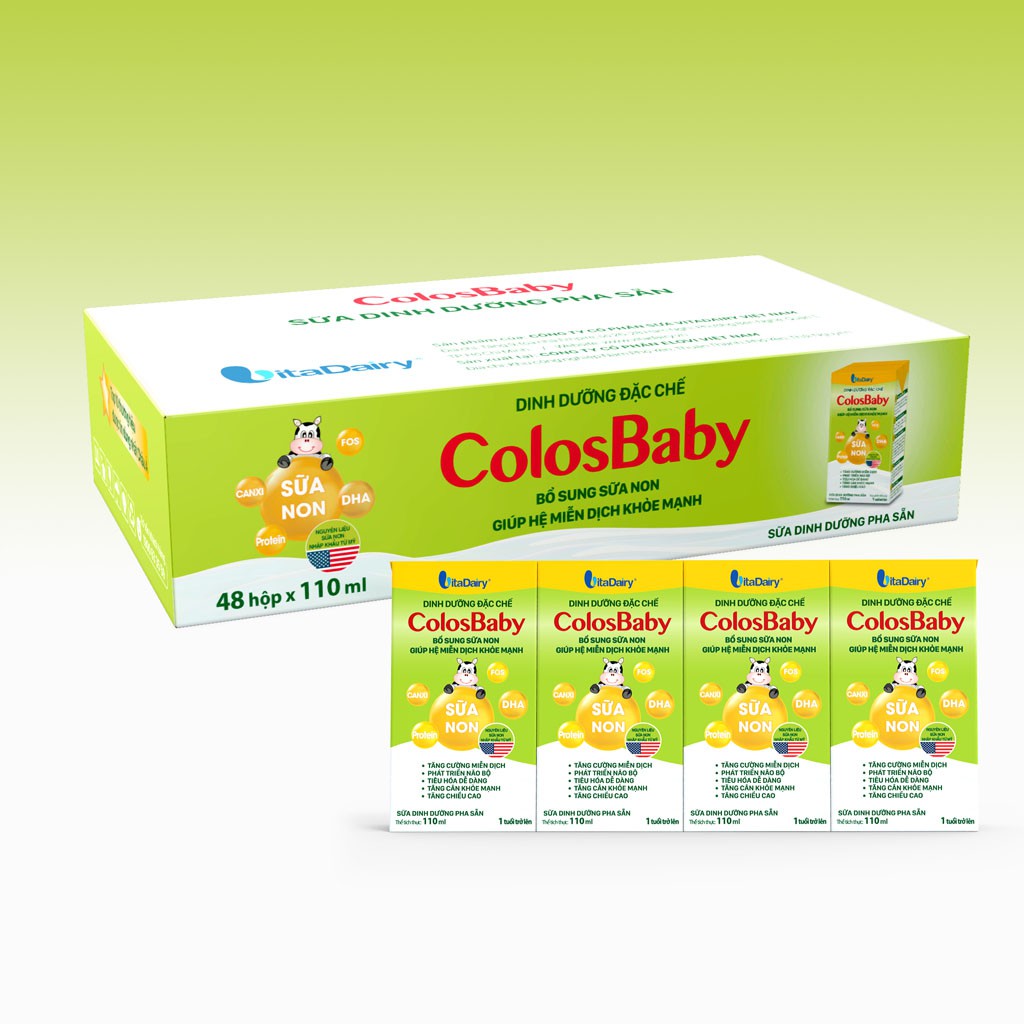 Sữa bột Colosbaby 180ml Lốc 4 hộp